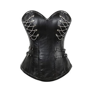 Nouveau Corset Haut Sans Manches en Cuir de Qualité Supérieure pour Femme, Modèle 2026, Style Unique avec Cordon de Serrage Avant, 100% Qualité - Product Image 1
