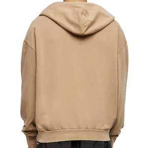 <span class=keywords><strong>Felpa</strong></span> con Cappuccio Oversize <span class=keywords><strong>Beige</strong></span> in Morbido Misto Cotone, Casual, per <span class=keywords><strong>Uomo</strong></span> e Donna, Streetwear Invernale - Product Image 6