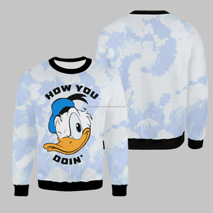 Sweat-shirt à capuche en coton épais et surdimensionné graphique d'hiver pour hommes et femmes - Product Image 4