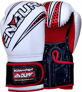 Guantes de Boxeo de PU Impermeables de Alta Calidad, con Cierre de Gancho y Bucle, Correa de Muñeca Ajustable - Product Image 1