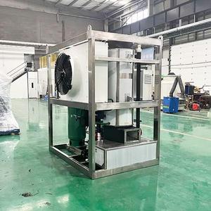 Máquina de Hacer Hielo en Bloques Industrial de 1 Tonelada, Refrigerada por Aire, Personalizada Nuelead, Compresor Copeland Scroll, Tamaño de Hielo de 10 kg - Product Image 2