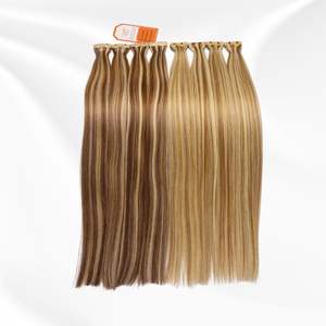 100% cheveux vietnamiens bruts bande de luxe dans les extensions de cheveux Cabello Humano Real Remy Hair 100g/40ps facile à appliquer - Product Image 6