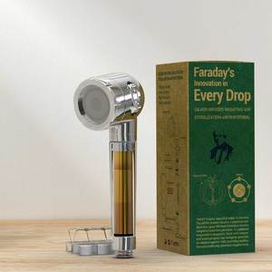 Top Product For Baby Care Healthcare Supply Certificate Test Report Anion Shower Head Sterilization Filter For Babies' Shower - Product Image 3