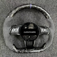 Volant en carbone forgé violet personnalisé pour Volkswagen Polo Passat Golf7 MK7 GTI GTD GTE, mise à niveau du modèle ancien vers le nouveau, plug and play