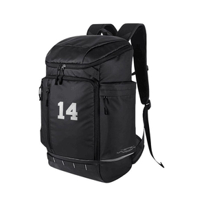 Sac de transport multifonctionnel pour ballon de basket, coque imperméable 1680D, capacité 50-70L, base renforcée, poches latérales zippées pour un accès facile - Product Image 4