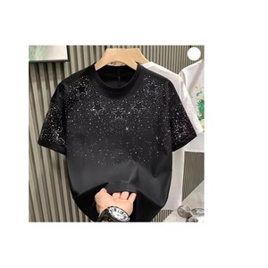 T-shirt pour homme à prix ajustable avec strass, designs entièrement personnalisés, tendance du moment, meilleur matériau, t-shirt avec strass de haute qualité - Product Image 4