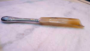 Luxe 40cm Long Ox Chausse-pied Blanc Nickel Laiton Poignée Poli Animal Style Forme Plate Européenne SANIYA Artisanat Naturel - Product Image 5