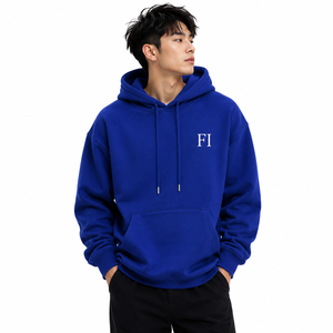 Sweat-shirts à capuche pour hommes OEM, en molleton de coton premium, coupe décontractée, style streetwear, pour l'hiver, personnalisables, vente en gros, direct usine - Product Image 1