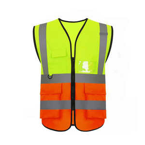 Chalecos de seguridad de alta visibilidad diseñados para construcción, obras viales y uso industrial - Product Image 5