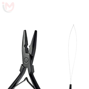 Micro <b>silicone</b> rings beads hair extensions Closed remover pliers set micro beads <b>Silicone</b> rings beads extension <b>tool</b> - Product Image 2