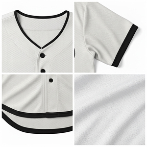 Uniforme de baseball unisexe personnalisé pour jeunes, maillot grande taille avec logo brodé, respirant, sublimé, pour équipe de baseball - Product Image 6