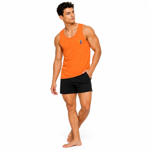 Comodidad de algodón premium con costuras impecables en la camiseta sin mangas para hombre, con frescura y comodidad para practicar deportes y caminatas de verano, uso diario. - Product Image 6