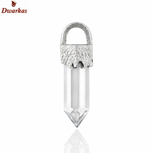 Venta al por mayor de fábrica, colgante de lápiz de plata de ley 925 con piedra preciosa de citrino natural, diseño clásico y elegante, personalizado para collar. - Product Image 4