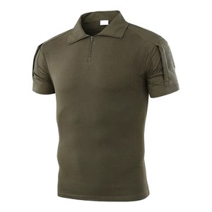 Vente en gros Chemise à manches courtes pour hommes Cargo Tactical Pullover Outdoor Polo T-Shirt - Product Image 1