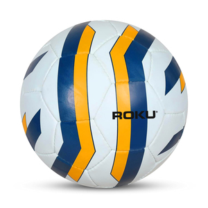 Balón de fútbol Multicolor personalizable de alta calidad, Material de cuero PU, logotipo impreso para entrenamiento de adultos, fútbol de alta visibilidad - Product Image 2