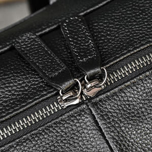 Sac à dos en cuir véritable de qualité supérieure, style vintage, souple, avec sangle réglable, fermeture à glissière et fermoir, unisexe, multifonctionnel - Product Image 2
