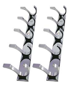 PROMIXO - Perchero de Pared Multiusos de Aluminio con 5 Ganchos, Resistente, para Ropa, Toallas, Llaves, para el Hogar, Baño, Cocina, Lavadero - Product Image 3