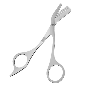 Pinzas Puntiagudas de Acero Inoxidable Personalizadas al por Mayor, Tijeras Rectas para Cejas, Tijeras para Cejas Reutilizables Ecológicas - Product Image 1