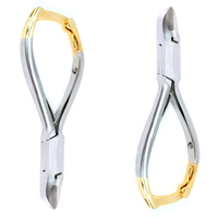 Coupe-ongles professionnel en acier inoxydable, lame droite de 15 mm, pointe acérée pour la manucure des doigts, utilisation pour adultes et bébés