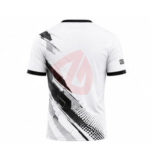 เสื้อผ้ามวยปล้ำแบบกำหนดเอง เสื้อยืดแขนสั้นแบบซับลิเมชั่น ทรงปกติ คอกลม ผ้าถักโพลีเอสเตอร์ เสื้อยืดมวยปล้ำ - Product Image 4