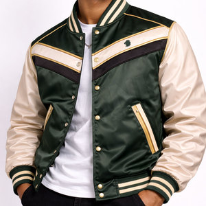 Fashionable Street Style Winter <b>Jacket</b> Satin Varsity <b>Jacket</b> <b>Slim</b> <b>Fit</b> Stylish Wear Satin Varsity <b>Jacket</b> - Product Image 4