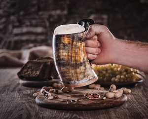 Jarra Vikinga de Cuerno, Auténtica, Hecha a Mano, Taza para Beber, Cuerno Natural de Buey, Jarra de Cerveza Medieval, Artículo de Regalo - Product Image 6