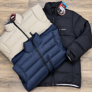 Unisex Hooded <b>Quilted</b> Hooded Puffer Jacket <b>for</b> Men & Women Winter Coat Full Sleeve Solid Color Polyester <b>Wadding</b> Zipper Closure - Product Image 4