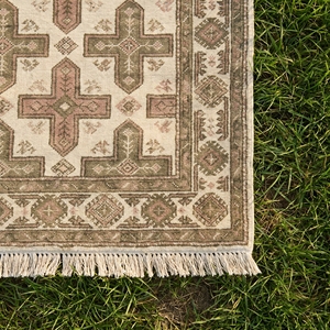 Modern Geometric Shag Area Rug Plush Carpet Polyester Fringe Floor <b>Mat</b> for Living Room Bedroom Hotel - Product Image 4