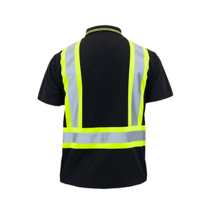 เสื้อโปโลนิรภัยคุณภาพพรีเมียมแบบสะท้อนแสงสำหรับผู้ชาย OEM Supply - Product Image 2