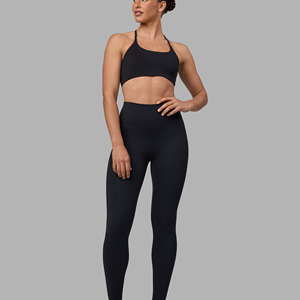 Soutien-gorge de sport super doux couleur chair, antichoc, haute performance, pour fitness, entraînement, course, gym, et yoga côtelé – Vente en gros - Product Image 4
