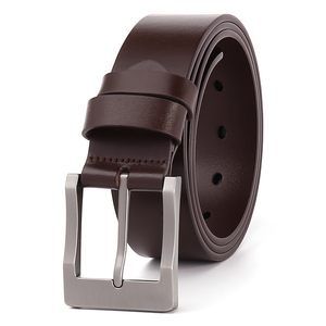 Ceinture décontractée de luxe réglable en cuir de vachette écologique de haute qualité, style vintage, avec boucle ardillon – Meilleures ventes fournisseurs - Product Image 2
