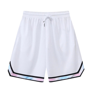 Shorts de sport en maille pour hommes, en polyester vierge pour sublimation, longueur genou, entrejambe 5 pouces, pour entraînement, course et basketball, personnalisables - Product Image 1