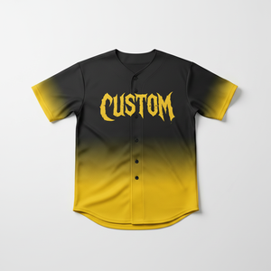 New Arriver Unisex Kids Vintage Toddler Custom Made Black and Gold <b>Baseball</b> Jersey - Product Image 1