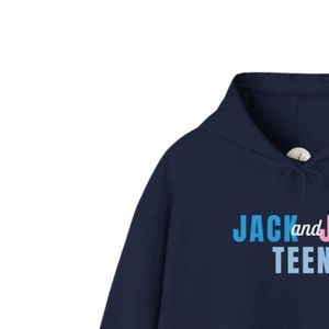 Sweat-shirt à capuche bleu pour adolescents, en molleton doux, à manches longues, décontracté, pour l'hiver, vêtements de mode - Product Image 4