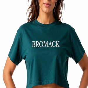Camiseta Corta Personalizada para Mujer, de Algodón, Holgada, Informal, de Manga Corta, a la Moda, de Corte Relajado, Ligera, Estilo Urbano - Product Image 5
