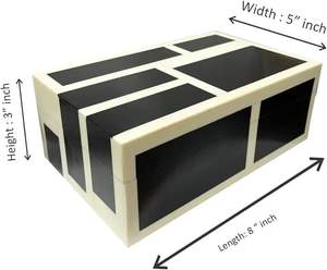 Indian Manufacture Resin Modern Luxury Jewelry <b>Box</b> Elegant Organizer 40x40x25cm Dimensions for Fine Fashion Jewellery Bulk - Product Image 5