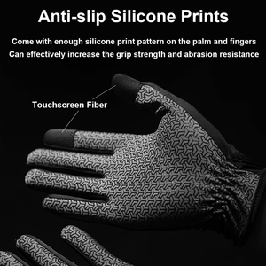 ถุงมือวิ่งเพื่อประสิทธิภาพสูง ถุงมือขี่จักรยานกันลื่น ออกแบบมาสำหรับนักวิ่งความเร็วสูง พร้อมวัสดุที่ระบายอากาศได้ดีและยืดหยุ่น เหมาะสำหรับการออกกำลังกาย - Product Image 2