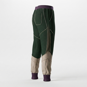 Modern Style Casual Jogger Pants for Men's Breathable 100% Cotton Stretchable Fabric Drawstring Closure Lightweight - Product Image 3