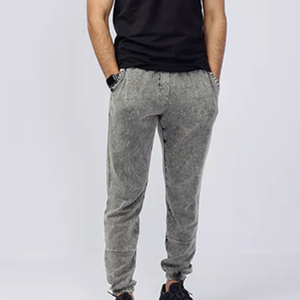 Classic Design Men Oversized Acid Wash Sweatpants Vintage Streetwear Heavyweight <b>Fleece</b> <b>Joggers</b> Wholesale Supplier OEM ODM - Product Image 6