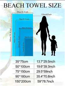 Serviette de plage sportive turque moderne de luxe, haute qualité, séchage rapide, microfibre douce, écologique, imprimé floral, logo personnalisé OEM ODM - Product Image 6