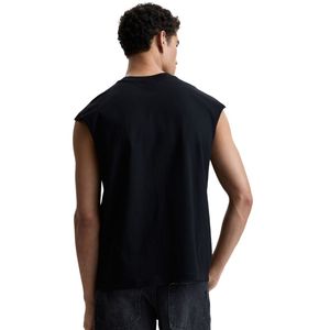 เสื้อกล้ามผู้ชายทรงหลวม ผ้าฝ้าย ใส่สบาย เหมาะสำหรับออกกำลังกายและสวมใส่ลำลอง รับผลิตแบบ OEM ODM ขายส่งจากโรงงาน - Product Image 2