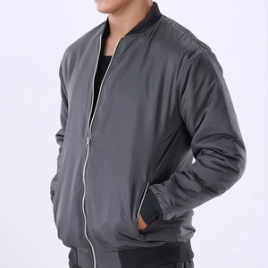 Chaqueta Bomber Ligera Premium para Hombre, con Cierre, Estilo Casual, Cuello y Puños Acanalados, Bolsillos Laterales con Cierre, Ropa Urbana para Exteriores - Product Image 2
