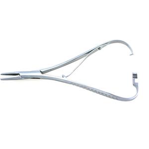 Portaagujas Mathieu de 140 mm 19-300-140, Instrumento Quirúrgico Manual Reutilizable de Acero Inoxidable para Sutura de Precisión, Hermann Meditech - Product Image 2