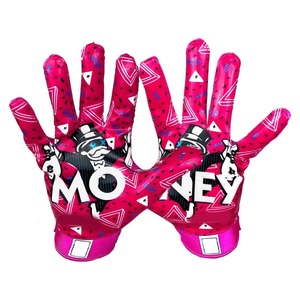 Guantes de Fútbol Americano Recién Llegados, Transpirables, Protección para las Manos, Diseño Personalizado, Gráficos Impresos, Agarre para Entrenamiento y Juegos - Product Image 5