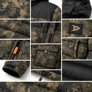 Full Sublimation Custom Printed Graphic Private Label Streetwear Oversized <b>Men</b> Puffer <b>Jacket</b> Bulk - Product Image 5