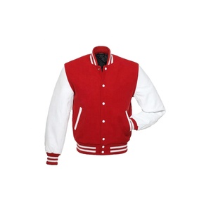 Whole Sale Customize Red <b>White</b> Varsity <b>Jacket</b> for <b>Men</b> Baseball <b>Jacket</b> - Product Image 2