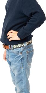 Cinturón Trenzado de Cuero Genuino, Cinturones Indios de Cuero Duradero de Primera Calidad, Personalización de Marca Disponible en Fábrica Directa - Product Image 5