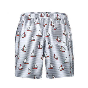 Shorts de bain pour hommes personnalisés, imprimés, 100% coton, décontractés, séchage rapide, imperméables, respirants, shorts de plage - Product Image 2