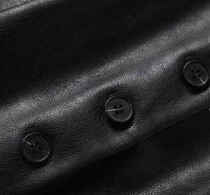 Women <b>Leather</b> <b>Vest</b> Designed With Soft <b>Leather</b> Fabric Durable Sleeveless Construction Comfortable Fit Front Zipper Closure - Product Image 3