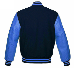 Wholesale Custom Varsity <b>Jacket</b> for Men Latest Design with Black Wool Gold <b>Leather</b> for School Letterman Outfitters - Product Image 1